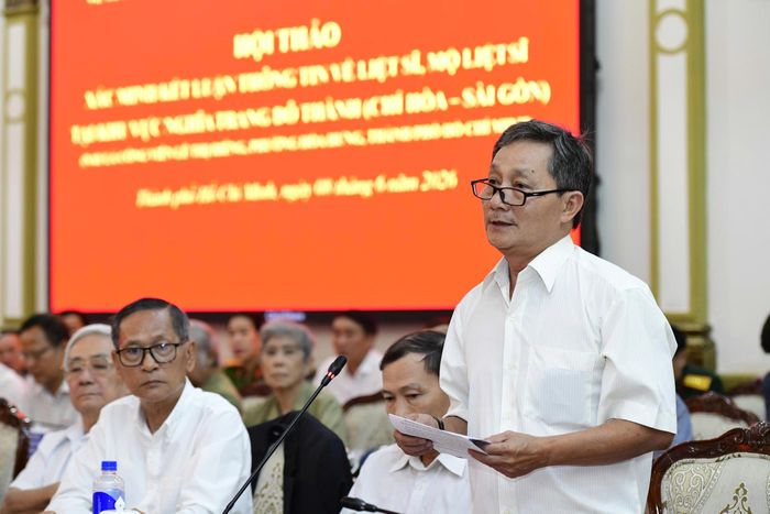  Nhân chứng Phan Văn Mưa. Ảnh: HẢI NHI 