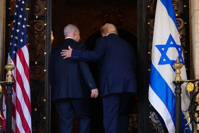 Tổng thống Donald Trump và Thủ tướng Benjamin Netanyahu hồi tháng 12/2025. Ảnh: New York Times.