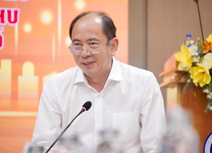 PGS.TS Tăng Chí Thượng, Giám đốc Sở Y tế TP.HCM, phát biểu tại buổi làm việc. Ảnh: Nhật Thành.