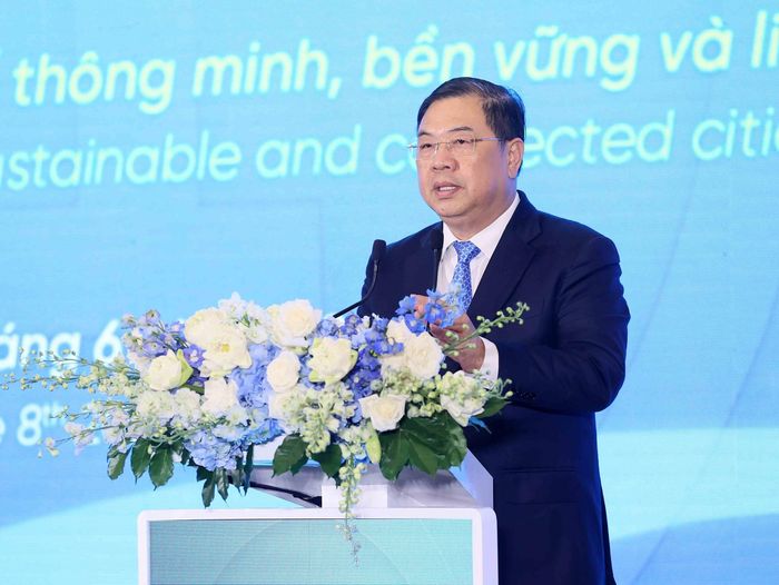 Đồng chí Phạm Gia Túc, Ủy viên Bộ Chính trị, Phó Thủ tướng Thường trực Chính phủ phát biểu định hướng. Ảnh: An Đăng - TTXVN
