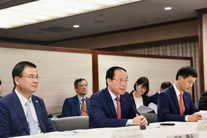 Phó Thủ tướng nhấn mạnh hoàn thiện thể chế được xác định là một trong ba đột phá chiến lược và là ưu tiên trọng tâm trong hợp tác với Nhật Bản - Ảnh: VGP/Thu Sa