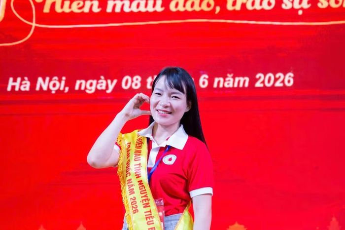 Chị Nguyễn Thị Nhâm, giáo viên trường Mầm non Tiền Phong B, xã Mê Linh, thành phố Hà Nội.