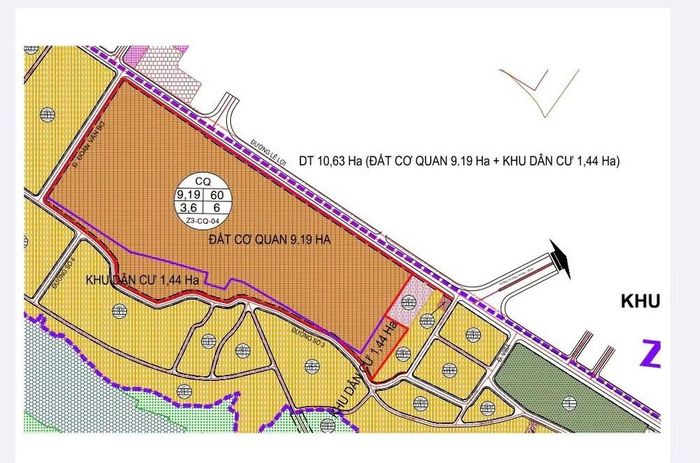 Bản đồ quy hoạch chỉnh sửa lại khi lấy ý kiến dân cư để điều chỉnh quy hoạch cục bộ.