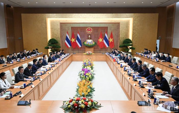 Quang cảnh hội đàm.