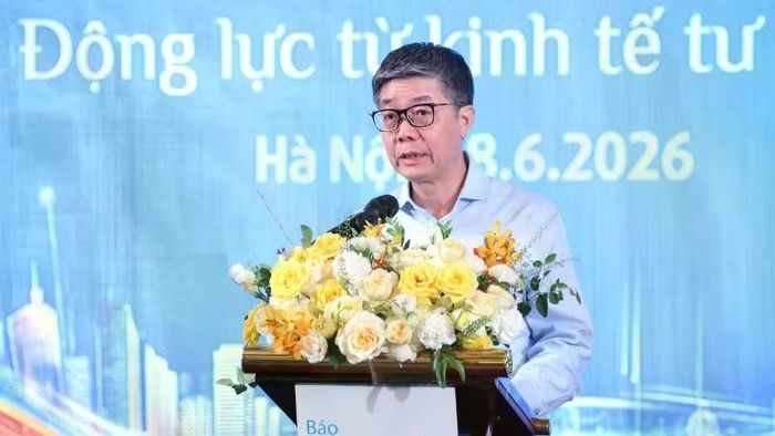 Tiến sĩ Nguyễn Mạnh Hùng, Ủy viên Ủy ban Kinh tế và Tài chính Quốc hội phát biểu.