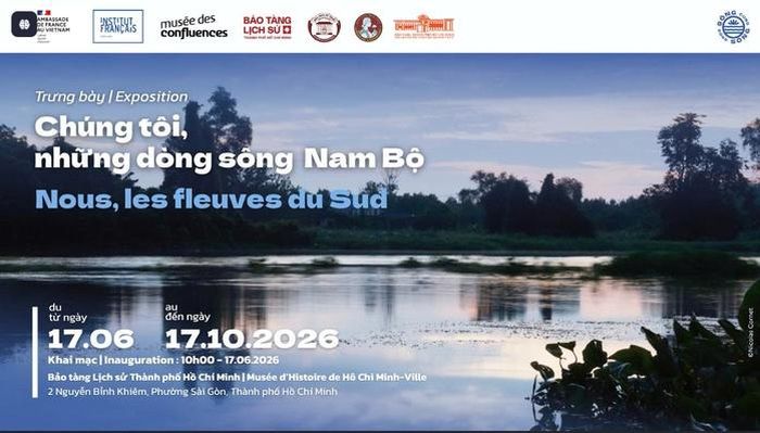 Trưng bày “Chúng tôi, những dòng sông Nam Bộ” sẽ khai mạc ngày 17-6 tại Bảo tàng Lịch sử TP HCM. (Ảnh: B.T.C)
