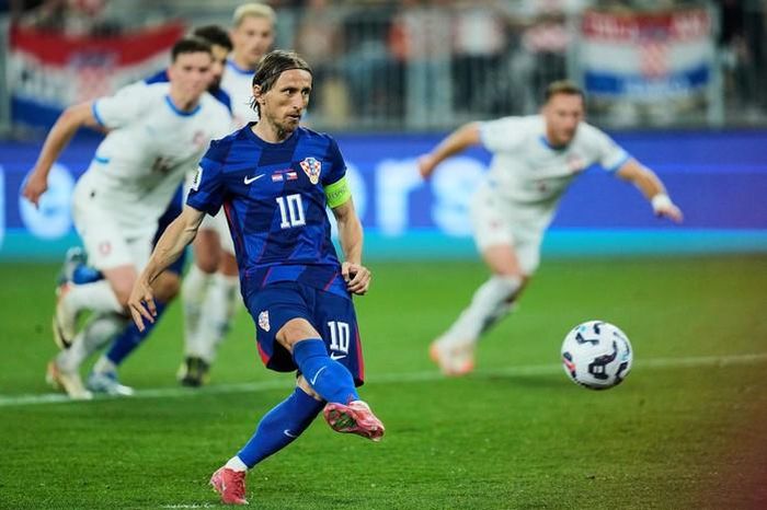 Tiền vệ Luka Modric của Croatia. Ảnh: AP