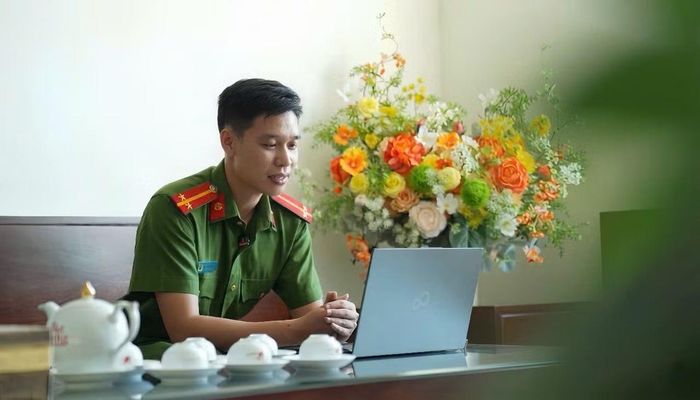 Chân dung Thượng úy Đỗ Văn Linh.