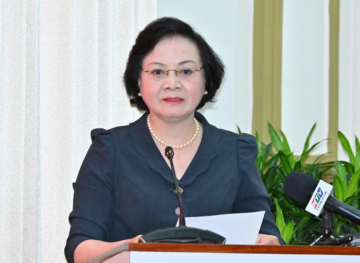  Phó Thủ tướng Phạm Thị Thanh Trà phát biểu định hướng hội thảo. Ảnh: VIỆT DŨNG 