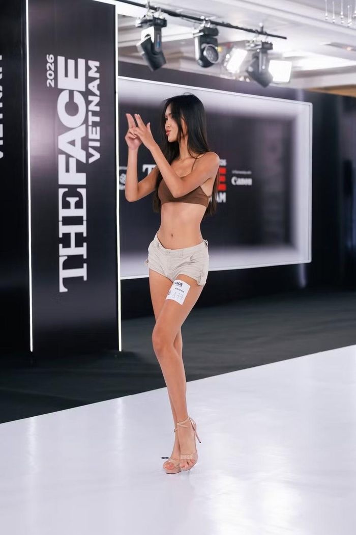 Ngô Uyên Thảo - thí sinh 19 tuổi tại vòng casting.