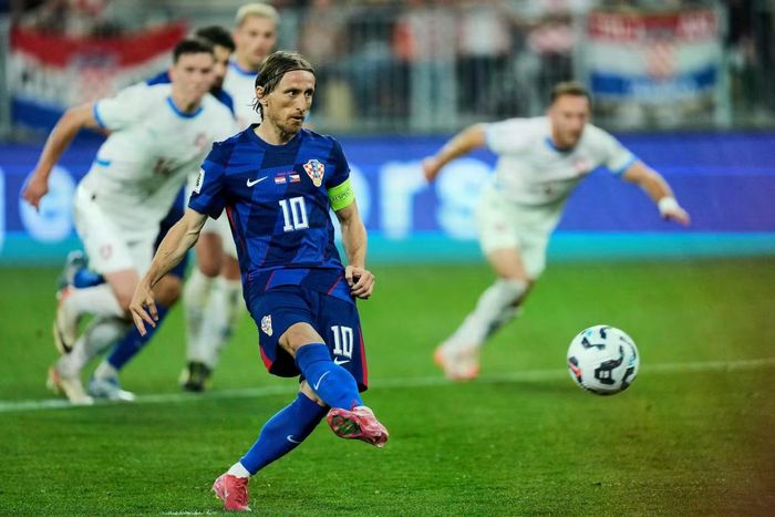 Tiền vệ Luka Modric của Croatia.