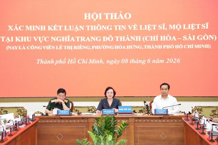 Phó Thủ tướng Chính phủ Phạm Thị Thanh Trà chủ trì hội thảo. Ảnh: Ngô Tùng