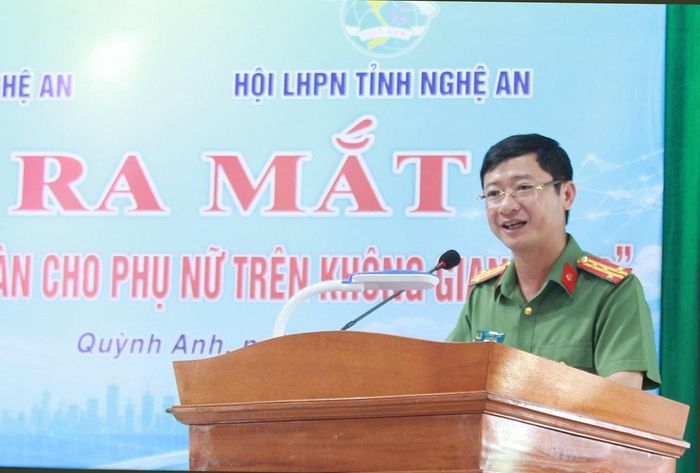 Đại tá Trần Ngọc Tuấn, Phó Giám đốc Công an tỉnh kỳ vọng mô hình sẽ phát huy hiệu quả trong bảo vệ phụ nữ trước các nguy cơ trên không gian mạng.