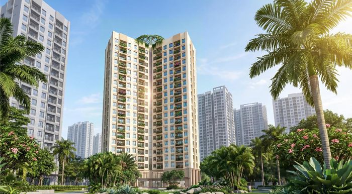 Viha Flora mang tới chuẩn sống sinh thái cao cấp tại tâm điểm tăng trưởng phía Nam. Ảnh phối cảnh