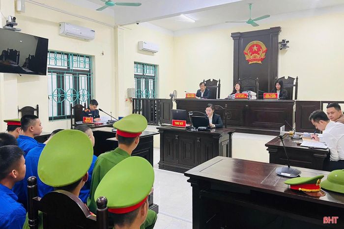 Thẩm phán Lê Thanh Huyền - chủ tọa một phiên xét xử.