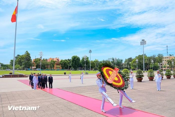 Chuyến thăm chính thức Việt Nam của Thủ tướng Timor-Leste lần này diễn ra trong bối cảnh quan hệ song phương thời gian qua phát triển tốt đẹp, nhất là việc duy trì thường xuyên trao đổi đoàn và tiếp xúc cấp cao, góp phần tăng cường tin cậy chính trị và mở rộng hợp tác trên nhiều lĩnh vực. (Ảnh: Hoài Nam/Vietnam+)