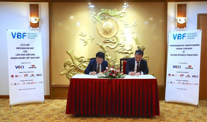 Liên minh VBF chuyển đổi mô hình hoạt động, cam kết thúc đẩy môi trường đầu tư, thúc đẩy phát triển bền vững và hợp tác toàn diện trong giai đoạn 2026-2030. (Ảnh: VCCI/Vietnam+)