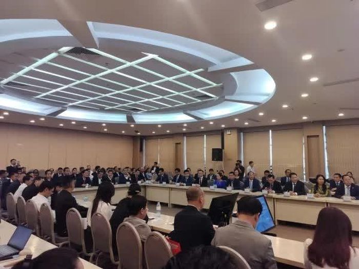 Đông đảo doanh nghiệp hai nước tham gia sự kiện.