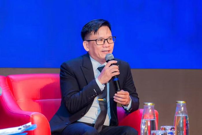 Luật sư Trần Minh Hùng tại một tọa đàm tổ chức ở TP.HCM. Ảnh: NVCC.