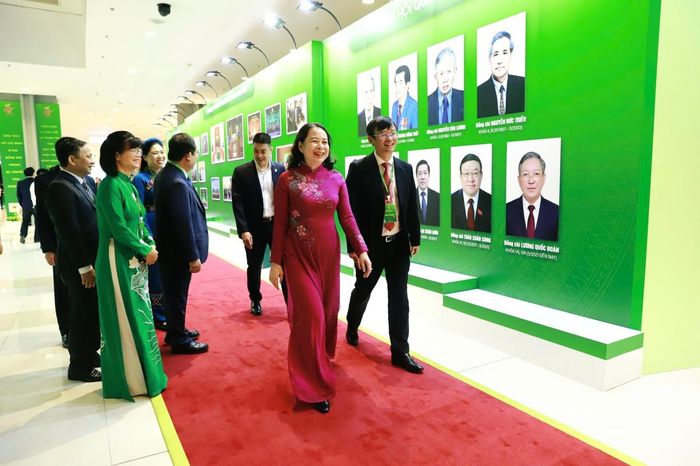 Bí thư TƯ Đảng, Phó Chủ tịch nước Võ Thị Ánh Xuân dự Đại hội
