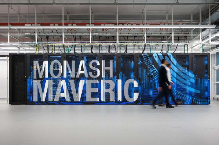 Siêu máy tính AI MAVERIC của Đại học Monash vừa chính thức được đưa vào vận hành. Ảnh: Monash