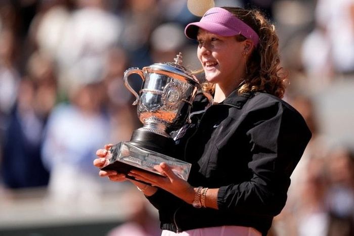 Công chúa mới của quần vợt Nga tiếp nối Sharapova. Ảnh: FFT