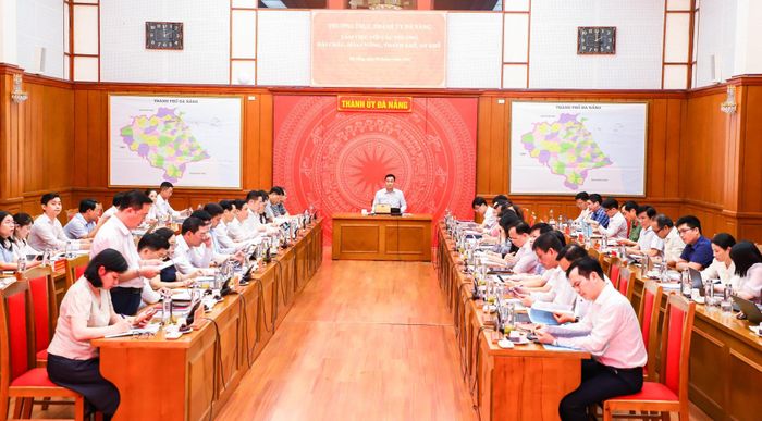 Quang cảnh buổi làm việc. Ảnh: NGỌC PHÚ