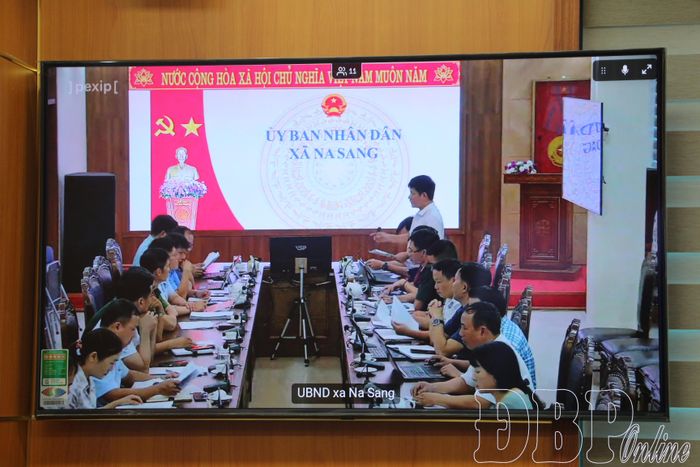 Xã Na Sang thuyết minh, giải trình và làm rõ các căn cứ đối với phương án sắp xếp của xã.