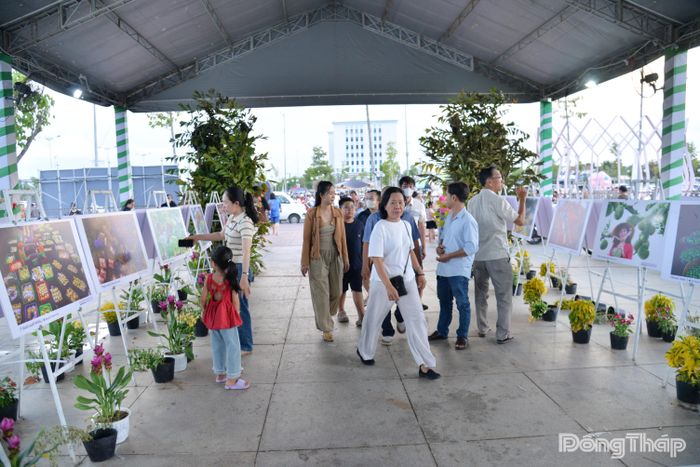 Triển lãm thu hút đông người dân đến tham quan.