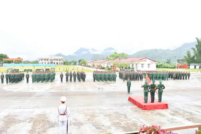 Toàn cảnh Lễ tuyên thệ chiến sĩ mới năm 2026.
