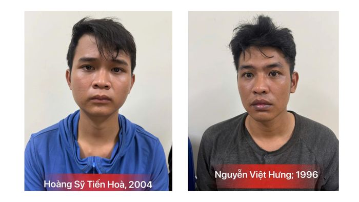 Các đối tượng bị tạm giữ để điều tra về hành vi “Tổ chức sử dụng trái phép chất ma túy”.