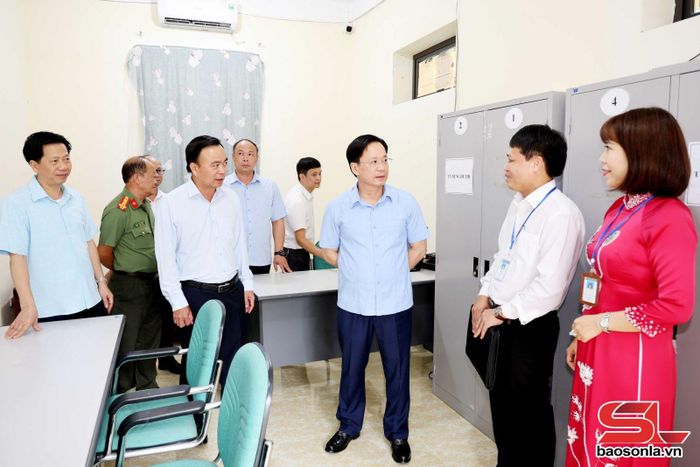 Các phòng đựng đề thi của Trường Phổ thông dân tộc nội trú tỉnh được chuẩn bị chu đáo, an toàn.