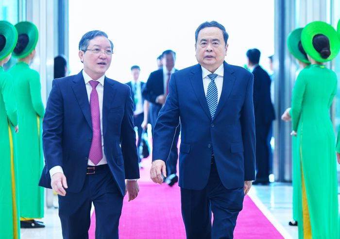 Chủ tịch Quốc hội Trần Thanh Mẫn đến dự Đại hội