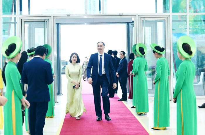 Các đại biểu đến dự Đại hội