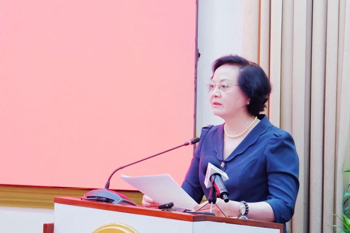 Phó Thủ tướng Chính phủ Phạm Thị Thanh Trà phát biểu khai mạc hội thảo