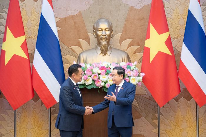 Chủ tịch Quốc hội Trần Thanh Mẫn và Thủ tướng Thái Lan Anutin Charnvirakul