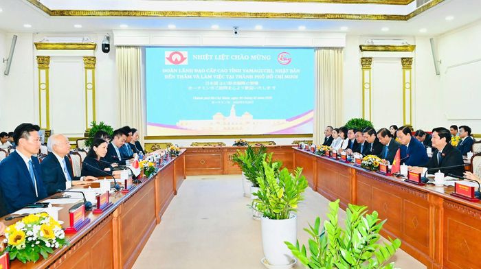 Đoàn lãnh đạo cấp cao tỉnh Yamaguchi, Nhật Bản đến thăm và làm việc tại TP. Hồ Chí Minh