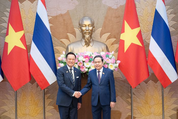 Chủ tịch Quốc hội Trần Thanh Mẫn và Thủ tướng Thái Lan Anutin Charnvirakul