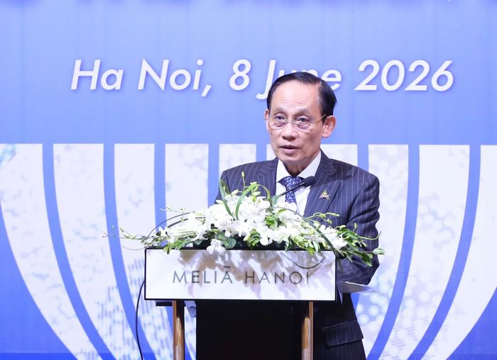 Bộ Trưởng Ngoại giao Lê Hoài Trung khẳng định, ASEAN có cơ sở để tin tưởng vào tương lai khi nhìn lại những thành tựu đạt được trong gần sáu thập niên phát triển. Ảnh: Trần Huấn