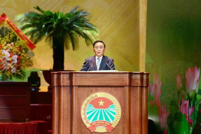 Thường trực Ban bí thư Trần Cẩm Tú đề nghị Hội Nông dân Việt Nam tập trung vào 5 nhiệm vụ trọng tâm. Ảnh: Khổng Chí