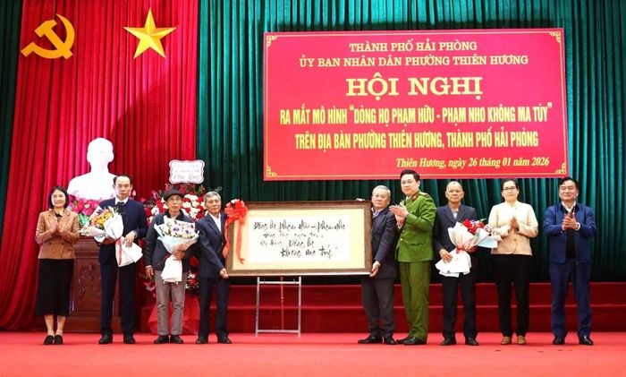 Phường Thiên Hương triển khai mô hình "Dòng họ Phạm Hữu - Phạm Nho không ma túy".