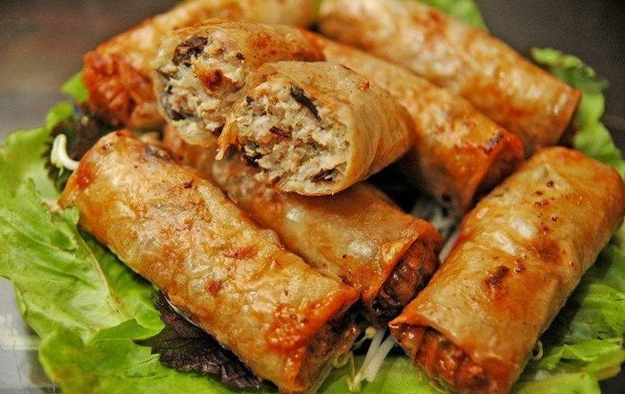 Nem rán truyền thống cực kỳ thơm ngon. Ảnh minh họa