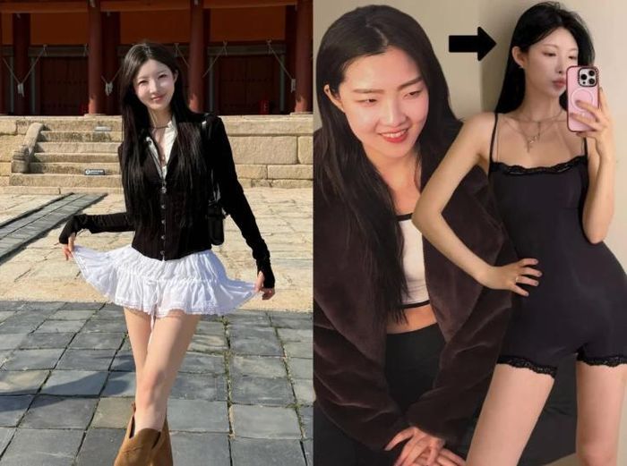 Blogger Hàn Quốc thay đổi vóc dáng nhờ những hành động, thói quen nhỏ như uống nước, ăn uống đầy đủ kết hợp vận động hợp lý. (Ảnh: Eva.vn)