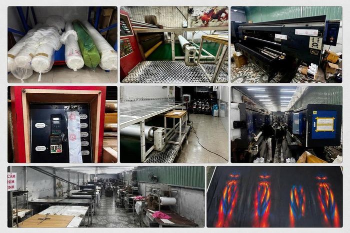 Mặc dù biết rõ bộ sưu tập “Thư từ phố thị” đã được bảo hộ quyền tác giả và chưa được chủ sở hữu quyền cho phép, Hoàng Thị Bích Ngọc vẫn sao chép hình ảnh mẫu thiết kế thuộc bộ sưu tập này. Ảnh: Công an TP.HCM