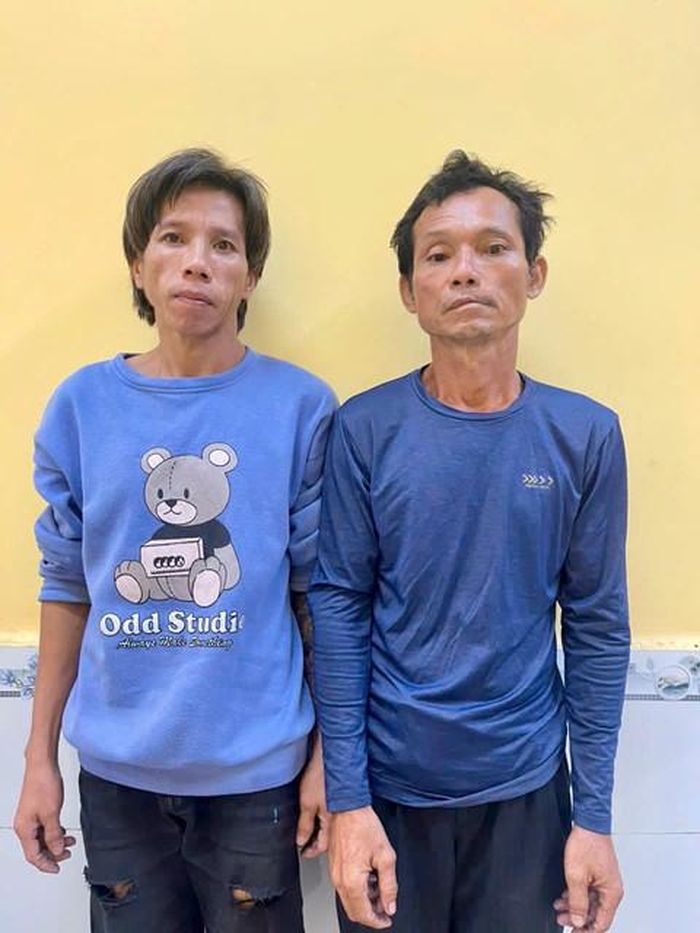 Hai đối tượng Đặng Thành Tâm và Nguyễn Hữu Khôi