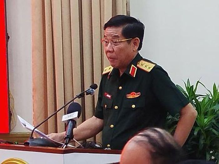 Thượng tướng Nguyễn Văn Gấu, Thứ trưởng Bộ Quốc phòng phát biểu