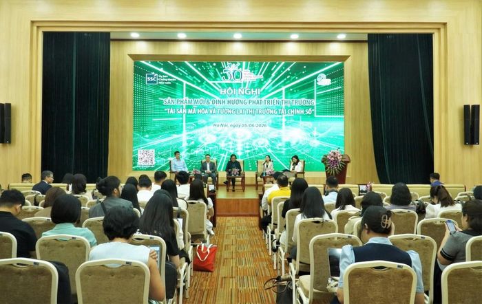 Phiên tọa đàm thu hút nhiều sự quan tâm đặc biệt tại hội nghị “Tài sản mã hóa và tương lai thị trường tài chính số” ngày 5/6 tại trụ sở Ủy ban Chứng khoán Nhà nước.