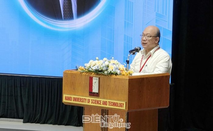 PGS. TS Huỳnh Quyết Thắng phát biểu khai mạc hội thảo kinh tế dữ liệu ECOTECH 2026
