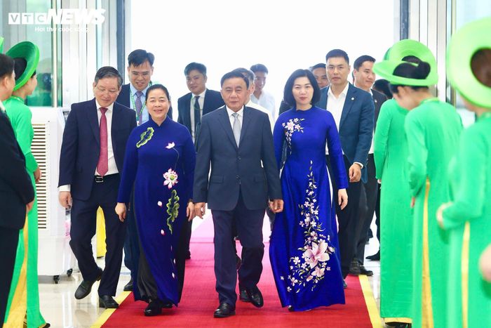 Thường trực Ban Bí thư Trần Cẩm Tú dự Đại hội. 