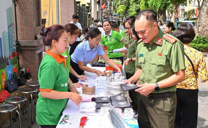 Ngày hội thu hút sự tham gia của đông đảo chiến sĩ đang công tác tại Công an thành phố Hà Nội. Ảnh: Hoàng Trang
